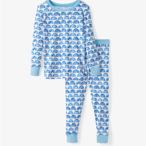 Blue Rainbows Two-Piece Pajama Set - Little Sleepies