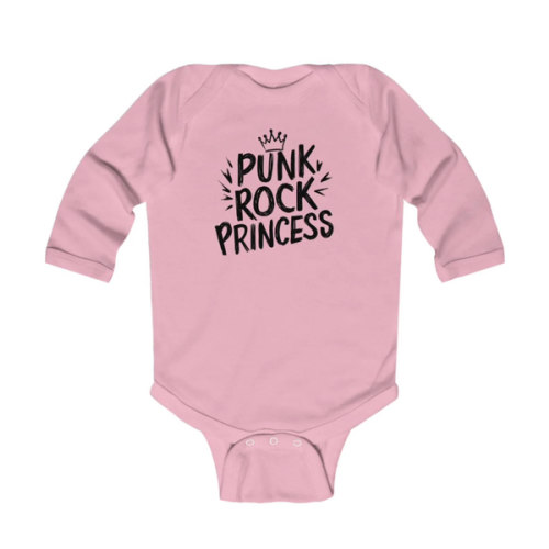 Punk Rock Princess - Long Sleeve Onesie – ElderEmo.com