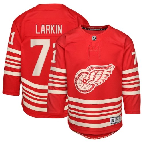 Youth Detroit Red Wings Dylan Larkin Red Centennial Replica Player Jersey