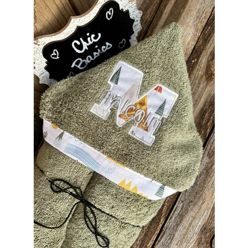 Custom Hooded Towel - over 200 fabric choices - Personalized Hooded Towel - Personalized Baby Towel - Big Kid Towel