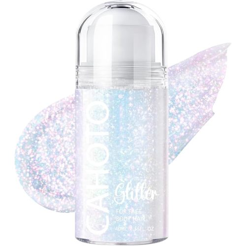 Pastel Roll-on Glitter for Face Body & Hair