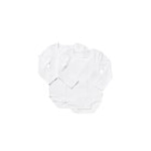 Buy Baby Wonderbodies Long Sleeve Bodysuit 2 Pack in White Online | BONDS