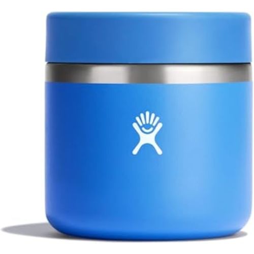 Hydro Flask Food Jar – Insulated Stainless Steel, Snack Travel Container for Hot Food, Lunch, & Soup 20 Oz Cascade Blue