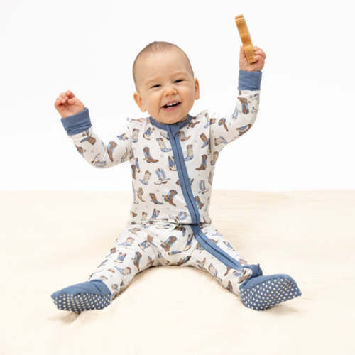 Cowboy Boots - Convertible Romper