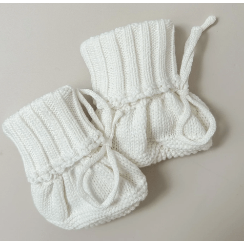 Cuff Newborn Lace Booties