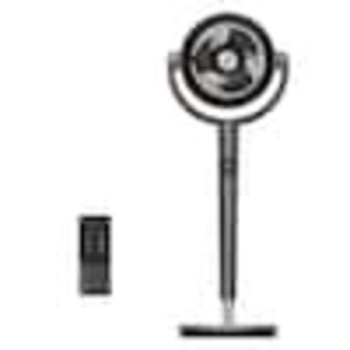 DREO Pedestal Fan with Remote, 42 in. Quiet Standing Fan for Home Bedroom, 120° Oscillating Floor Fan in Grey DR-HPF009