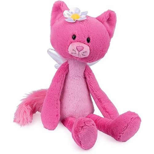 GUND Take Along Friends, Maeve Rose Fairy Cat Plush Toy, Cat Stuffed Animal for Ages 1 and Up, Pink, 15”
