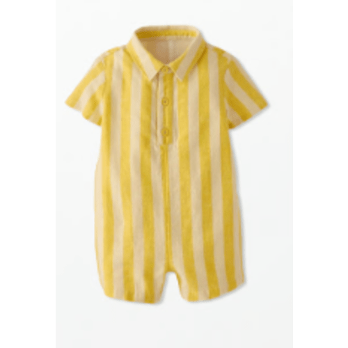 Baby Linen Romper