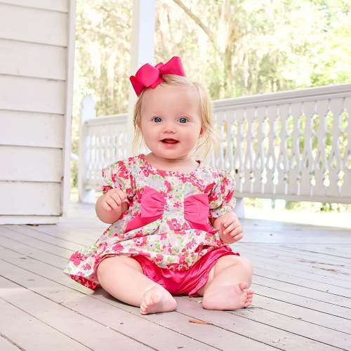 Miracle Garden Pink Isabella Bloomer Set