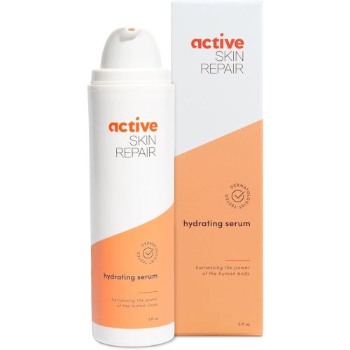 Active Skin Repair Face and Body Hydrating Serum, EWG Certified Hyaluronic Acid for All Skin Types, Dermatologist-Tested Moisturizing Anti-Aging Serum with Ceramides & Niacinamide, 5 fl. oz.