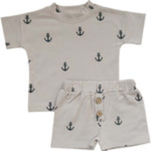Anchors Button Short Set – Mebie Baby