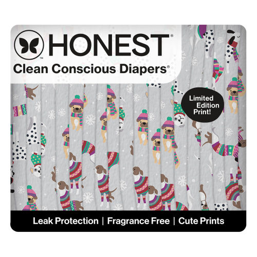 Honest Wetness Indicator Diapers - Plant-Based & Fragrance-Free | Honest