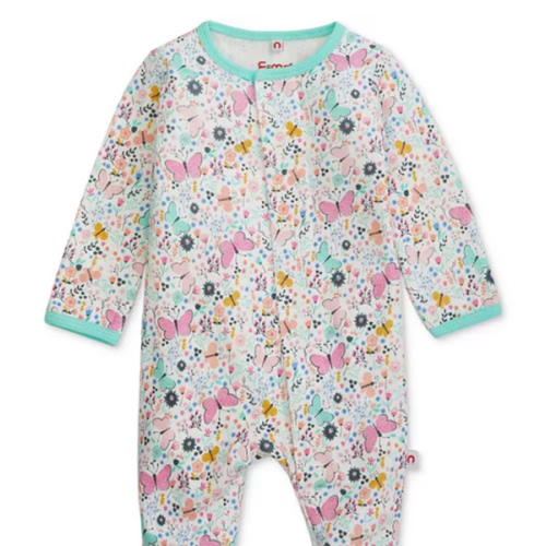 Baby Cotton Magnetic Footed Coverall