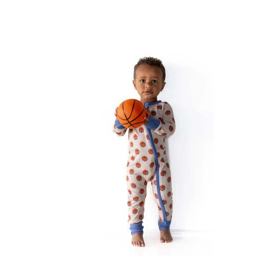 BASKETBALL (BLUE) | ZIPPER ONE PIECE
