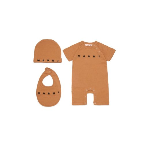 Marni Kids Logo Printed Short-Sleeved Baby Set