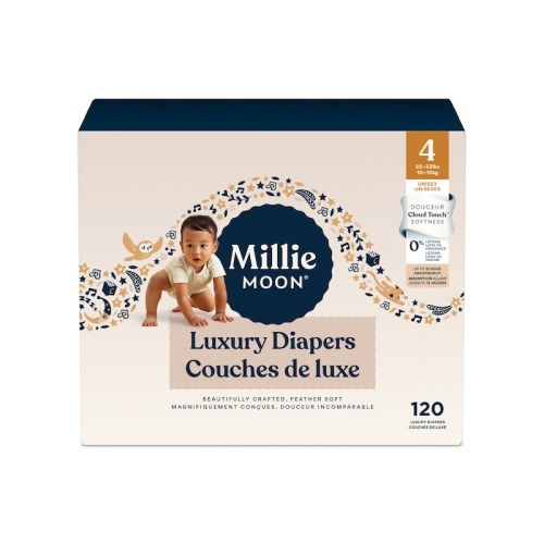 Millie Moon Luxury Diapers - Size 4