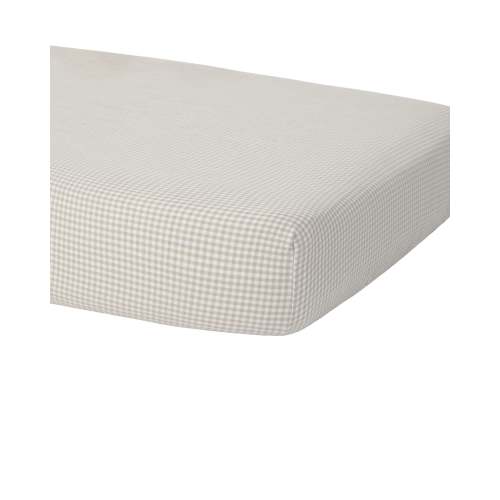 Sage Gingham Woven Crib Sheet - Sweet E's Children's Boutique