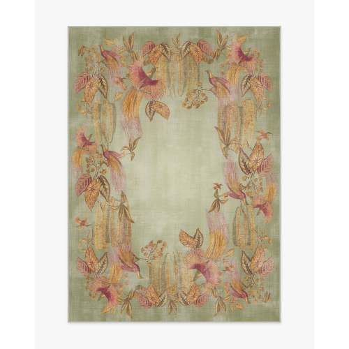Bird of Paradise Silver Fern Rug by Sanderson | Ruggable US