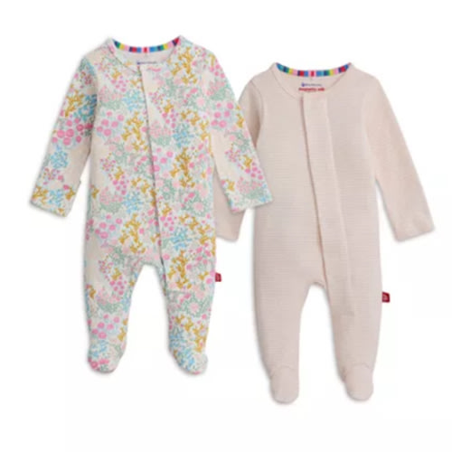 Girls' Cotton Footie Two-Pack Bundle - Baby