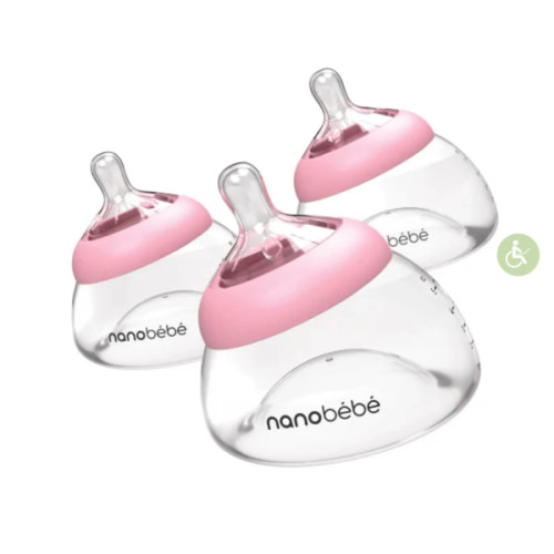 Nanobebe Breastmilk Baby Bottle- 2 Pack