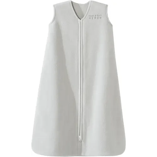 Halo Innovations Sleep Sack Wearable Micro-fleece Blanket, Gray, Small