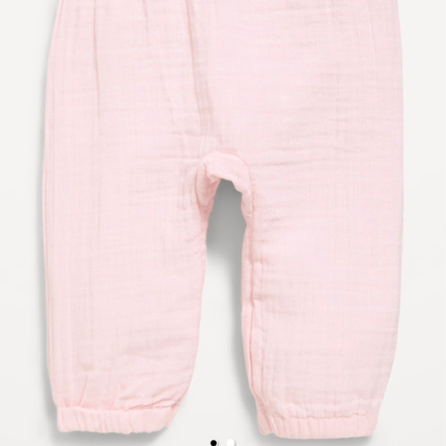 Double-Weave Pants for Baby Girl