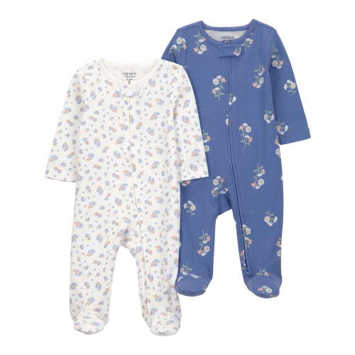 Carter's Child of Mine Baby Girls’ 2pk Cotton Sleeper - Walmart.ca