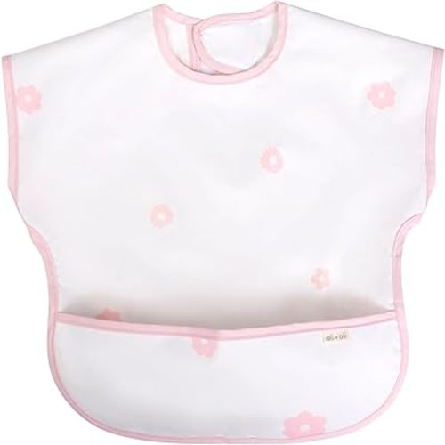 Ali+Oli Smock Bibs for Babies, BPA-Free Oeko-Tex Certified, Waterproof Baby Smock, Machine Washable, Toddlers Ages 6m+