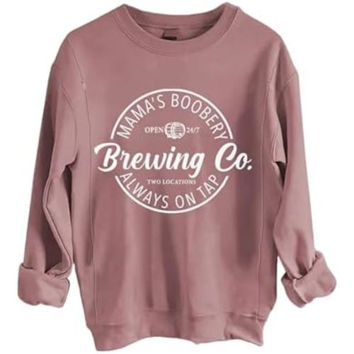 Nursing Sweatshirt for Breastfeeding Fleece Maternity Nursing Top with Zippers Long Sleeve Postpartum Pullover