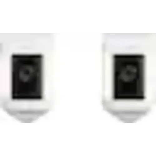 Ring - Spotlight Cam Plus 2-pack Camera Indoor/Outdoor Wireless 1080p Security Cameras - White