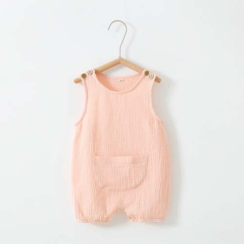 SDNall Short Jumpsuits for Newborn Baby Spring New Onesie Newborn Climbing Clothes Short Sleeve Thin Ha Clothes Bag Fart Clothes