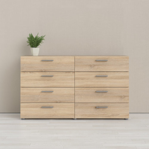 Jantz 8 Drawer 55.12" W Double Dresser