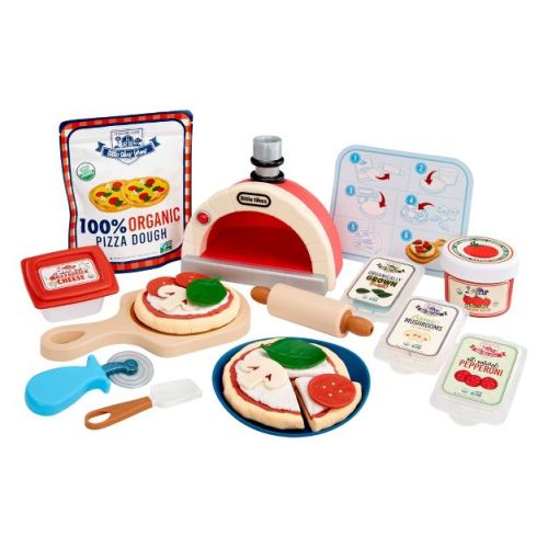 Little Tikes Creative Chefs Pizza Kit with Special Make-It Mix Play Sand 18+ Accessories