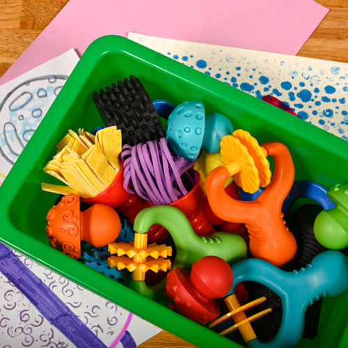 Squish 'N' Roll Paint & Dough Tools, Set of 15