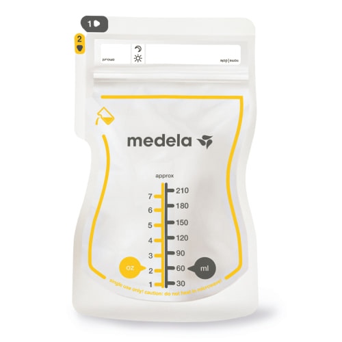 Sachets de conservation pour lait maternel MEDELA Easy Vers (paquet de 50)