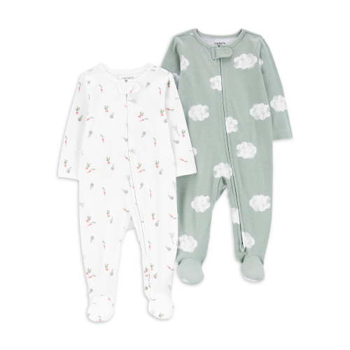 Carter's Child of Mine Baby Unisex Sleep N Play, 2-Pack, Sizes Preemie-6/9 Months
