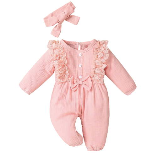eileial Baby Boys' Sleep and Play Pjs Footed Coverall for Girls Cherry Blossom Sleepers,Pink 0-3 Months