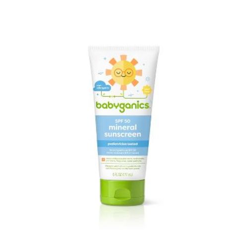 Babyganics Mineral-based Baby Sunscreen Lotion Spf 50 - 6 Fl Oz - Packaging May Vary