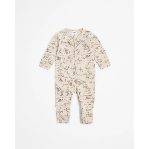 Baby Disney Winnie The Pooh Footless Zip Coverall | Target Australia