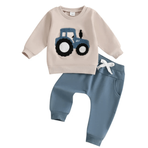 TRACTOR Joggers Outfit - Hazel & Bo