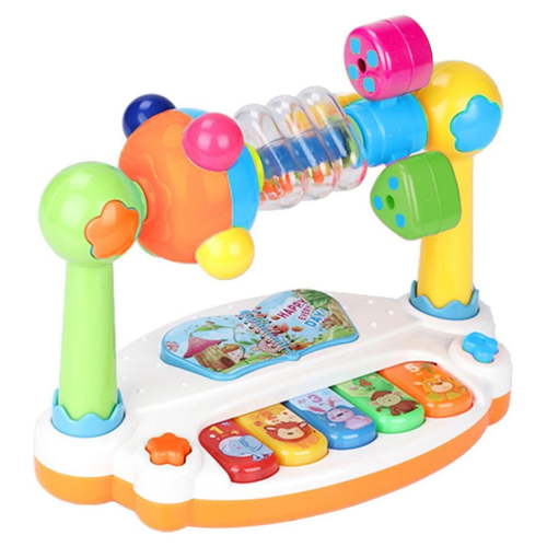 Tarmeek Baby for 6-12 Months,Piano Montessori Musical Toy,3 in 1 Baby Piano Keyboard with Lights and Music,Early Educational for 1 Year Old Toddlers,Birthday Gifts for Kids