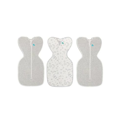 Love to Dream Swaddle UP, Baby Sleep Sack, Swaddle UP Self-Soothing Swaddles for Newborns, Improves Sleep, Snug Fit Helps Calm Startle Reflex, New Born Essentials for Baby, Bundle Pack (1xSM & 2xMD)