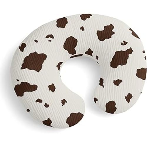 Sweet Jojo Designs Muslin Nursing Pillow Cover (Western Cow Print) for Baby Boys and Girls, Newborn, Infant 100% Cotton Breastfeeding Pillowcase -PILLOW NOT INCLUDED (South, Country, Wild West Cowboy)