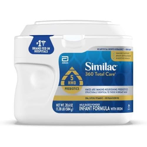 Similac 360 Total Care Baby Formula Powder, 5 HMO Prebiotics