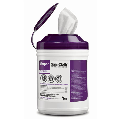 Buy Super Sani-Cloth Germicidal Disposable Wipes - Canister at Medical Monks!