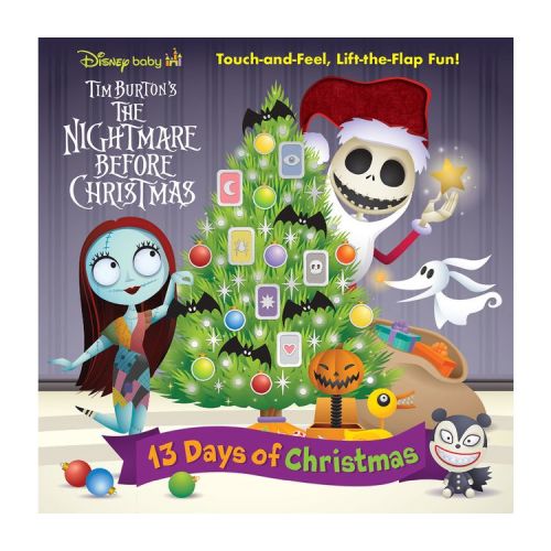 Disney Baby: 13 Days of Christmas: Touch-And-Feel, Lift-The-Flap Fun! - by Steven Davison & Carolyn Gardner (Board Book)