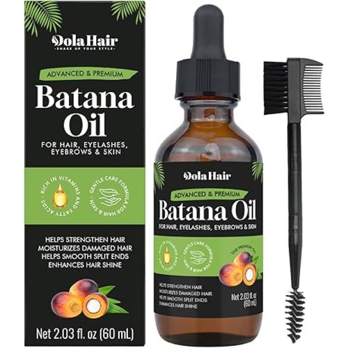 Batana Oil for Hair Growth Organics Pure Batana Hair Oil 100% Natural Batana Oil Nourishes Damaged Hair Natural Hair Growth Oil and Conditioner Batana Hair Oil 2.02 Fl Oz