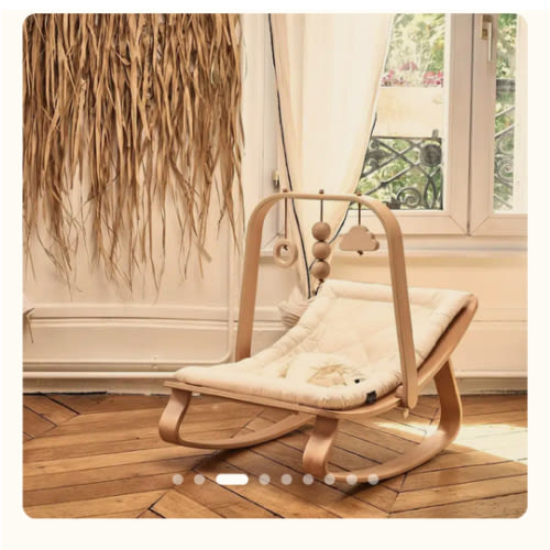 LEVO Baby Rocker in natural wood – Charlie Crane Paris