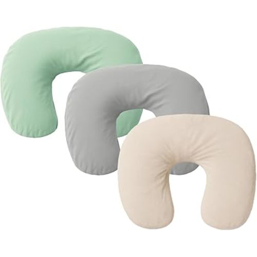 3-Pack Nursing Pillow Cover ONLY Compatible with Boppy Nursing Pillow, Soft Covers for Breastfeeding Pillows