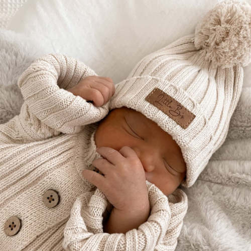 RIBBED BEANIE | HONEY MILK